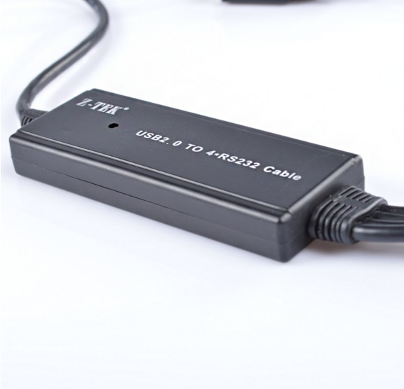 Z-TEK力特 ZE552A 工业级 USB转4串口线 USB2.0转四串口线 RS232 - 图2