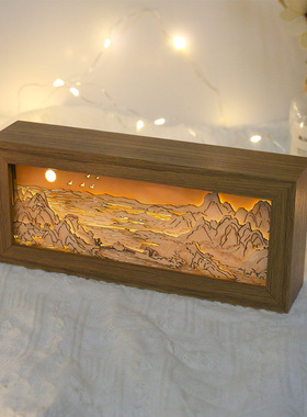 唐赋3D立体光影书房客厅