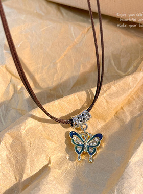 韩爵合金B23新中式中古风微项链