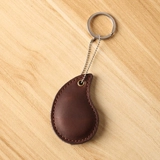 Креативный картхолдер, ультратонкий маленький брелок, из натуральной кожи