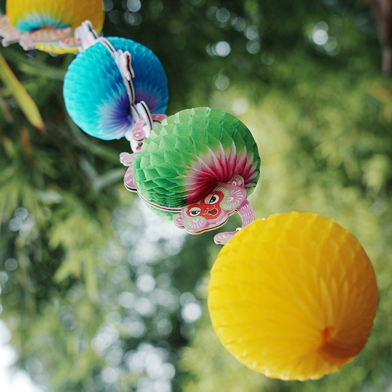 自然造物金猴抱月翻花DIY手工玩具益智灯笼挂饰文创有趣儿童礼物,淘宝优惠券,粉丝福利购,淘宝优惠卷