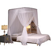 Retractable Class A mosquito net bracket for floor-standing household use