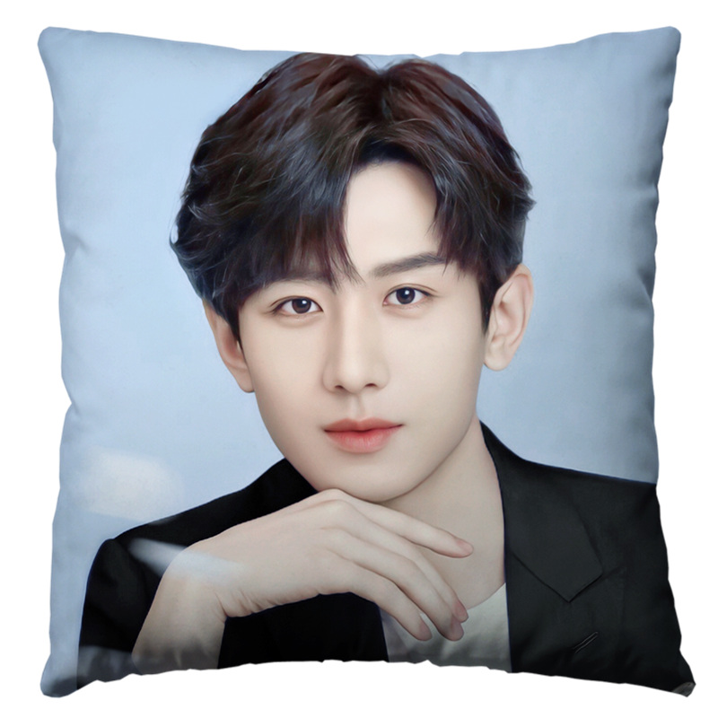 成毅抱枕头办公腰靠垫人形玩偶照片定制礼物琉璃沉香如屑果果周边 - 图0
