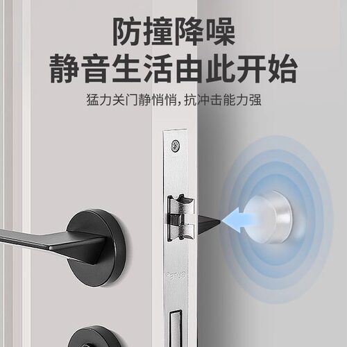 门把手防撞贴硅胶防碰撞垫冰箱门贴静音防撞条颗粒墙贴柜门挡神器 - 图0