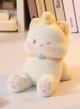 创意猫咪手机支架小摆件
