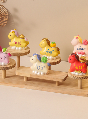 喜庆生肖马文创小摆件