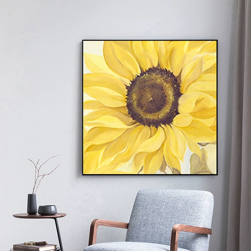 Бриллиантовая живопись 2022 Новый ресторан в гостиной xiao Qingxin подсолнечник с бриллиантовой пастой с помощью рамки с бриллиантовой вышивкой