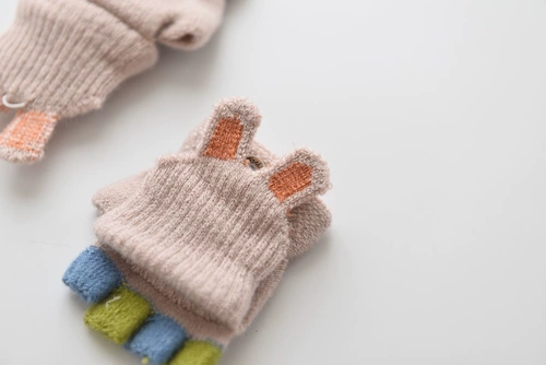 Детские удерживающие тепло перчатки для раннего возраста для мальчиков, без пальцев, 0-1-3 лет