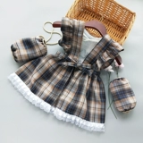 Детский фартук, водонепроницаемая юбка на девочку для раннего возраста, демисезонное термобелье для еды, в западном стиле, анти-грязь