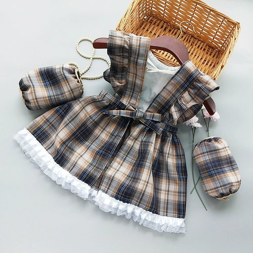 Детский фартук, водонепроницаемая юбка на девочку для раннего возраста, демисезонное термобелье для еды, в западном стиле, анти-грязь