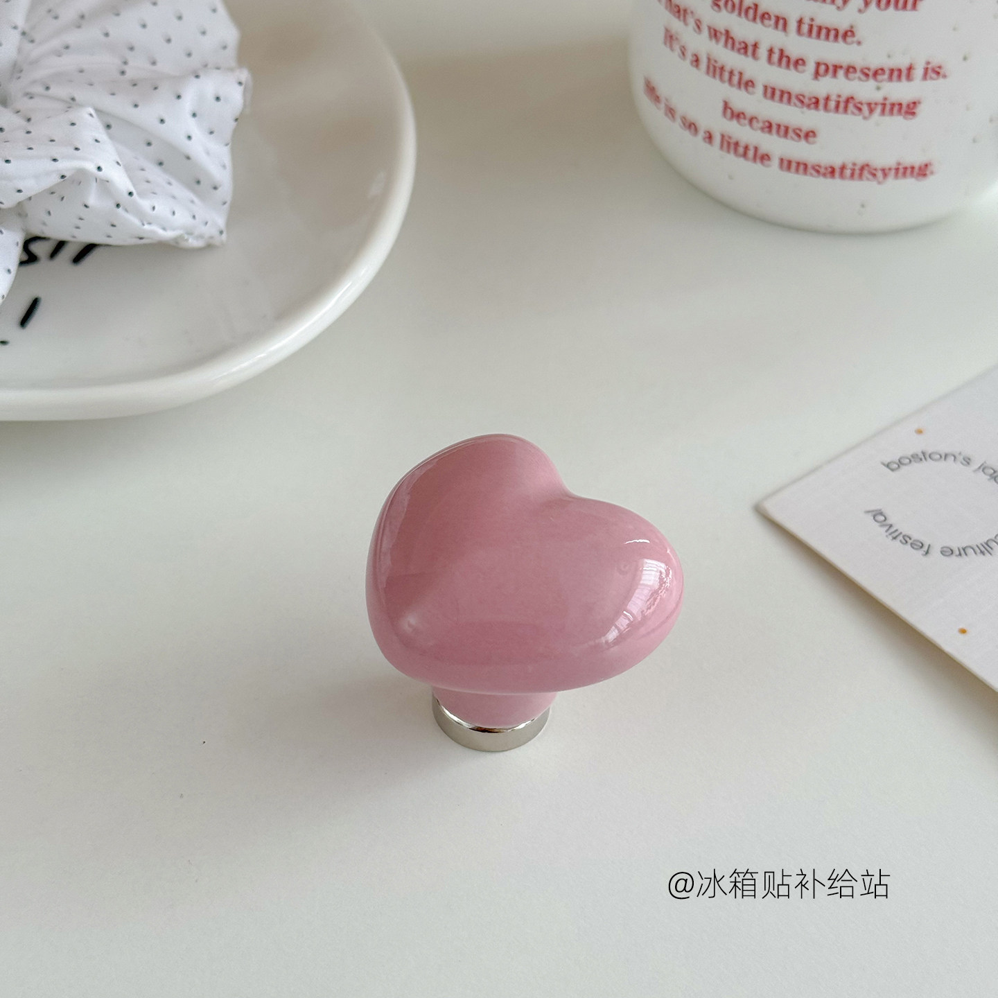 Dopamine color ceramic love strong magnetic hook