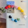 Dopamine color ceramic love strong magnetic hook