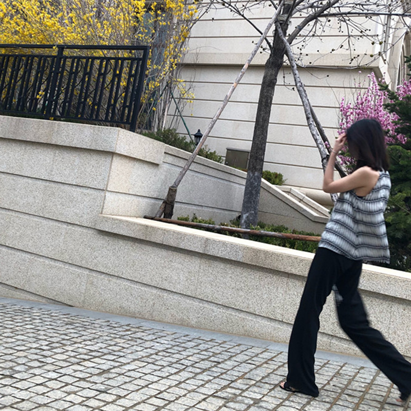 春夏新款黑色空调高腰显瘦阔腿裤女 薄款垂坠飘逸拖地宽腿 2019 春夏新款黑色空调高腰显瘦阔腿裤女 薄款垂坠飘逸拖地宽腿 2019