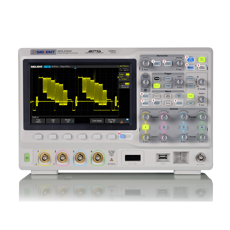 SDS2000X PLUS智能数字示波器双四通道高精度仪器仪表测量仪 - 图1