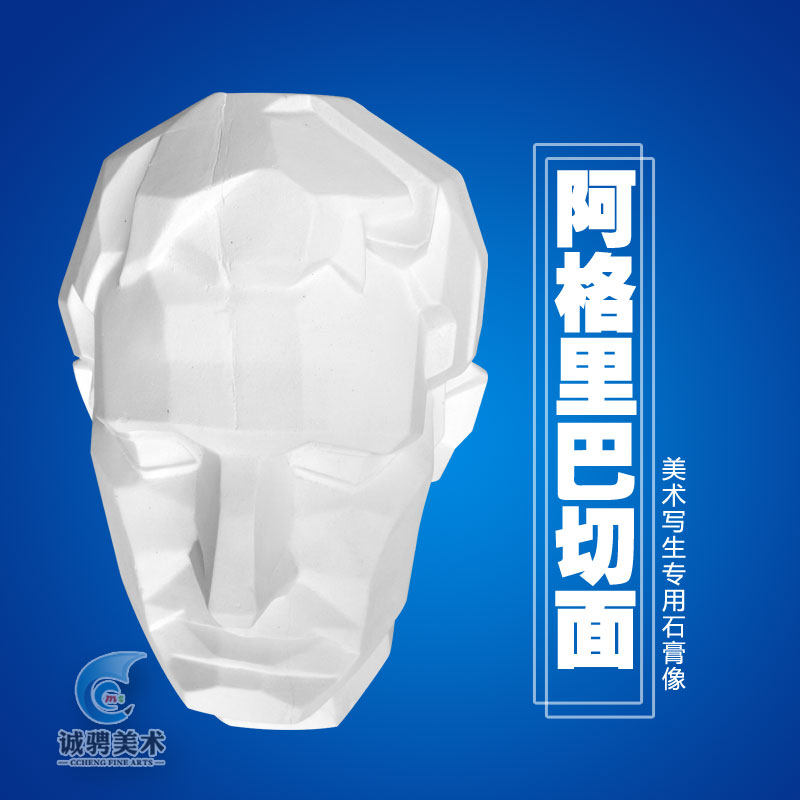 阿格里巴切面挂面阿古力素描静物写生教具石膏像头像美术绘画包邮 - 图2