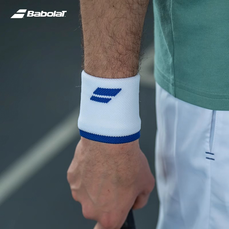 BABOLAT百保力护腕网球羽毛球运动健身吸汗擦汗百宝力男女护腕 - 图3
