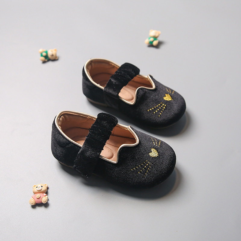 浅口女童布鞋春秋季儿童单鞋宝宝幼儿园室鞋魔术贴小女孩公主鞋,淘宝优惠券,粉丝福利购,淘宝优惠卷