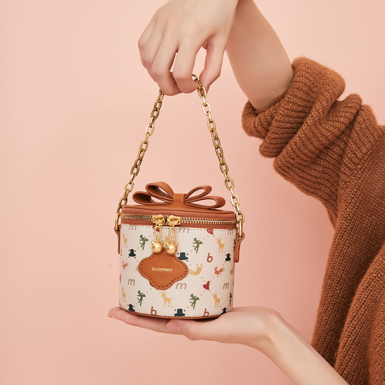 情人节礼物不莱玫水桶包包女礼盒 不莱玫女士包袋