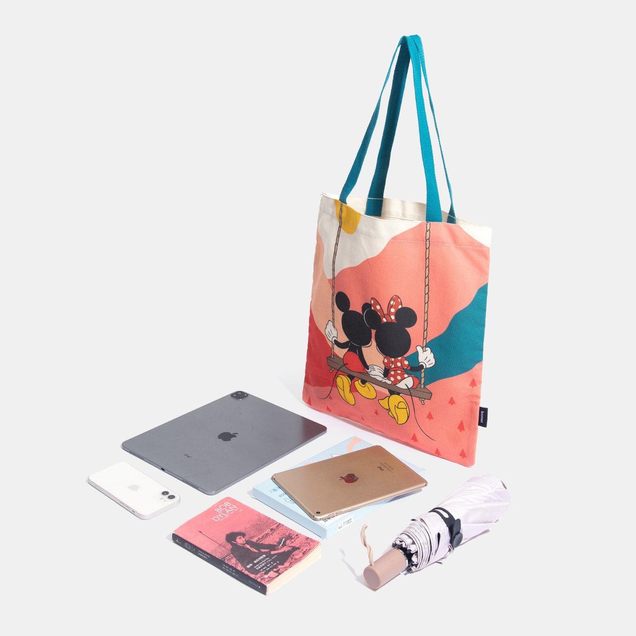 不莱玫迪士尼帆布包大容量图单肩包 不莱玫女士包袋