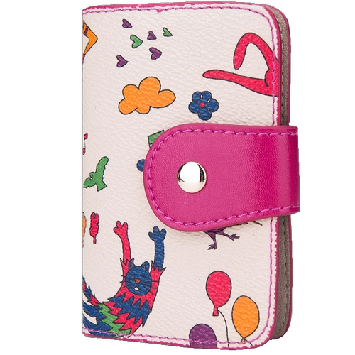 Милый кошелек, тонкий картхолдер, маленький бумажник, небольшая сумка, карточки, в корейском стиле