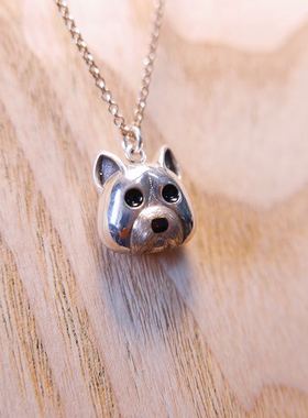 设计师纯银情侣礼物项链