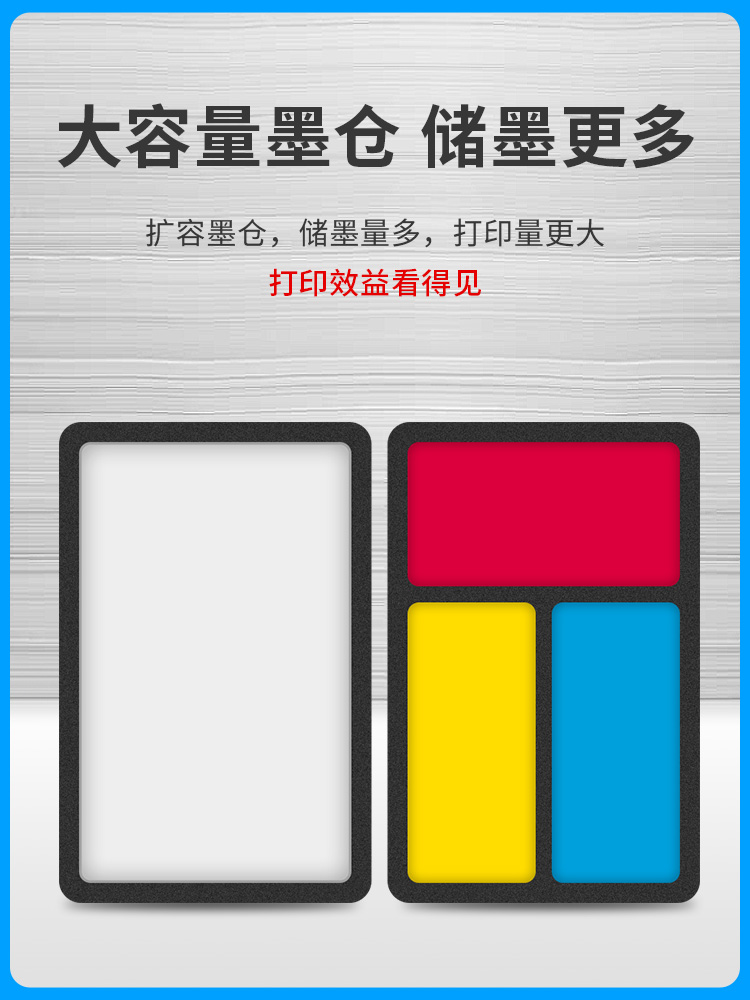 佳能ts308墨盒可加墨 适用佳能308打印机845s 846s墨盒墨水改装连喷连供佳能PG845黑色CL846彩色墨盒 - 图2