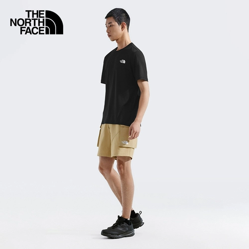 Быстросохнущая летняя дорожная дышащая футболка для отдыха, короткий рукав, оверсайз, круглый воротник