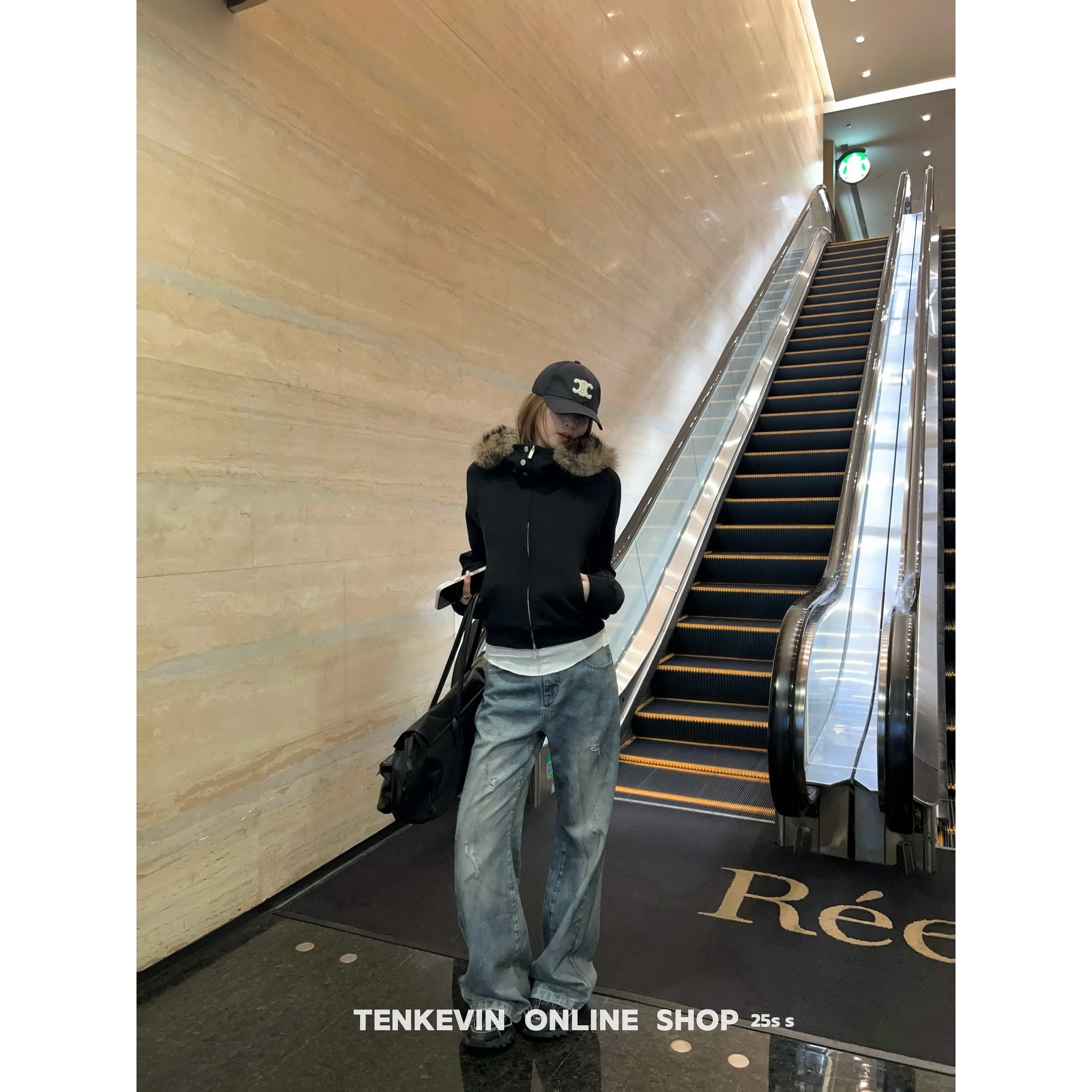 十一石 纽约街头！复古破洞脏脏牛仔裤女小个子宽松阔腿直筒裤,淘宝优惠券,粉丝福利购,淘宝优惠卷