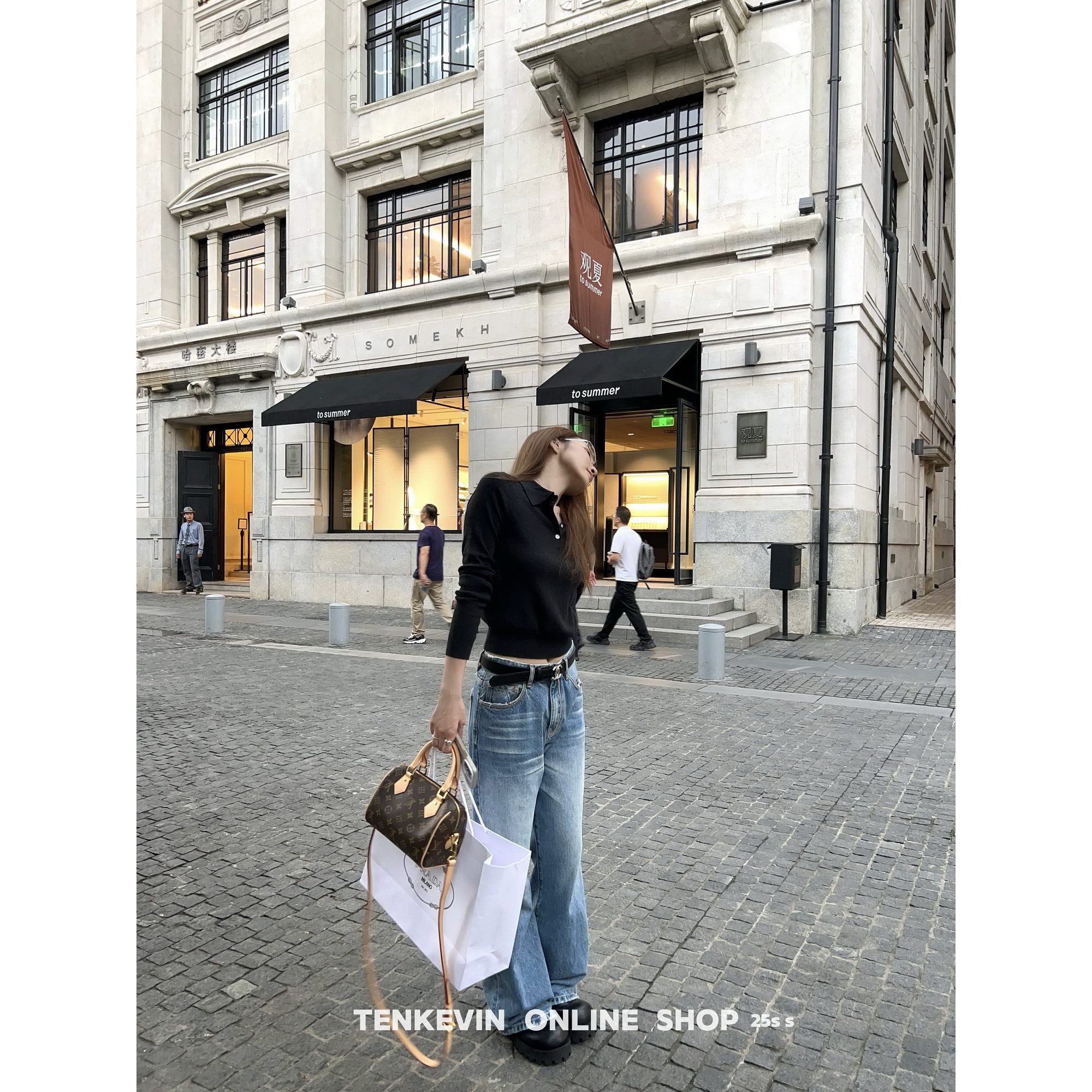 十一石 高智日常！polo领短款针织衫女小个子宽松显瘦套头毛衣,淘宝优惠券,粉丝福利购,淘宝优惠卷