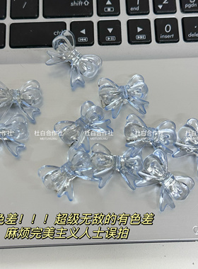 复古少女发夹甜美蝴蝶结侧边刘海夹透明顶夹发卡边夹日韩发饰夹子