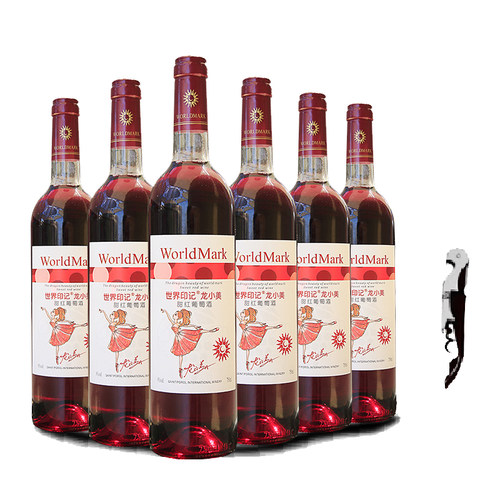 龙小美好酒甜红葡萄酒赤霞珠整箱红酒750ml*6甜型女士醉爱婚庆 - 图0