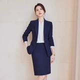 诗璐雅 Классический костюм, комплект, пиджак классического кроя, осенний