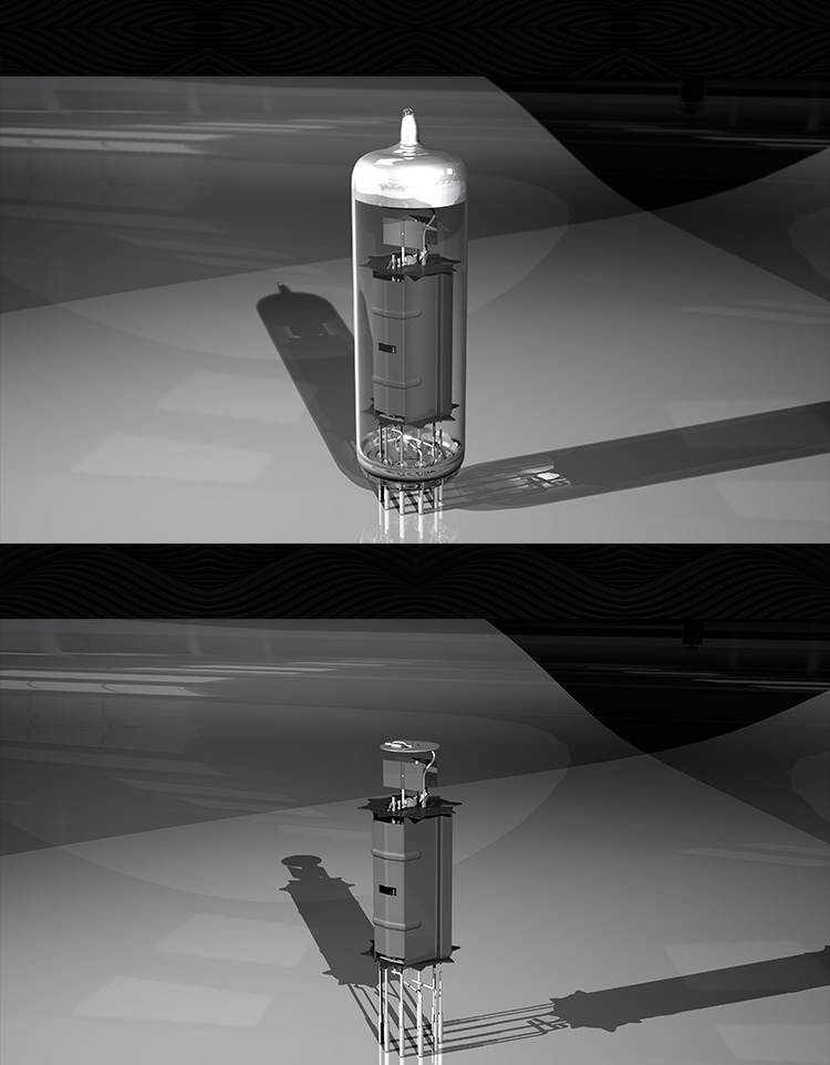 电子管真空管放大器rhino犀牛代建模成品产品设计3d素材模型库3dm-图0