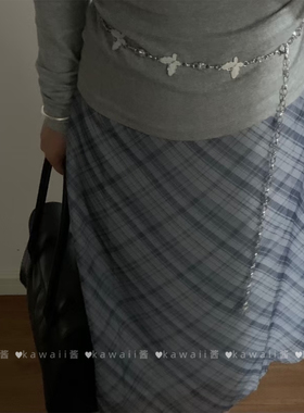 千禧辣妹古早感蝴蝶腰链