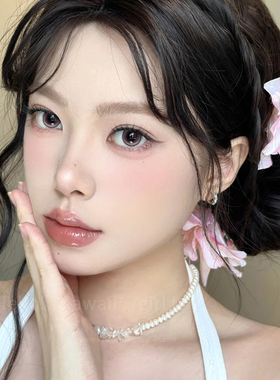 新中式粉色花朵立体发夹甜美