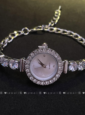 古着vintage爆闪镶锆石手表