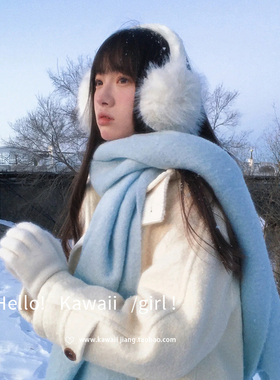 kawaii酱冬季可爱保暖毛绒耳罩