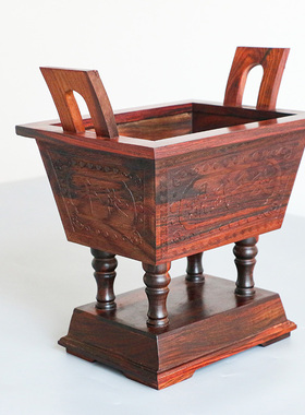 店铺开业礼品家居红木鼎摆件实木