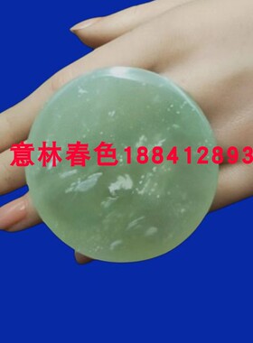 镯芯料岫玉手镯子原石把玩件