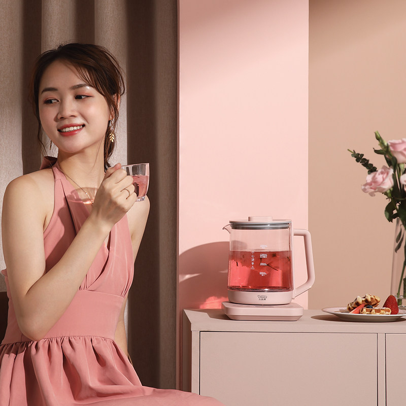 小浣熊全自动玻璃家用多功能养生壶 小浣熊电器养生壶/煎药壶