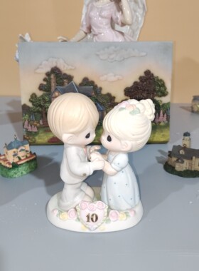 精品水滴娃娃Precious Moments礼物结婚纪念男女情侣家居新年
