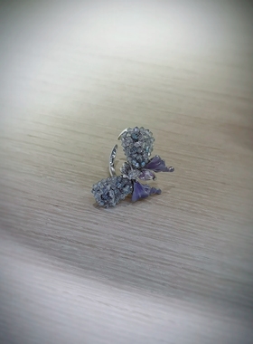 she's茜子专柜正品国内代购莫奈印象蝴蝶戒指饰品