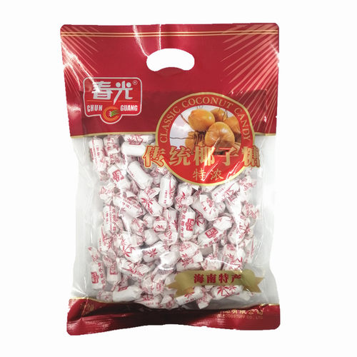 海南特产 春光特浓椰子糖550g 糖果 老传统糖 椰汁 硬糖 三亚特产 - 图3