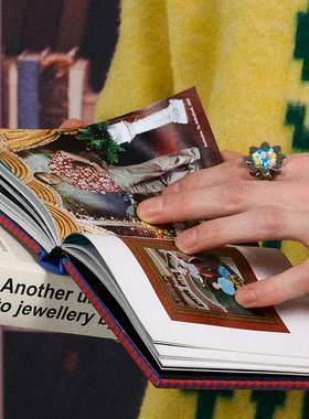 TysGrocery手工钉珠花朵戒指