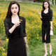 Dopamine ແບບຕາເວັນຕົກ Mesh Versatile Cardigan ຂະຫນາດນ້ອຍ Waistcoat Summer ແບບບາງໆ Outerwear ຂະຫນາດນ້ອຍແຂນຍາວ blouse ມີກະໂປງ Suspender