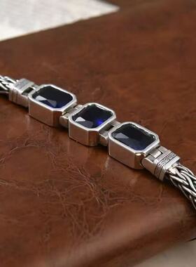 蓝色风情手链民族风时尚高级百搭