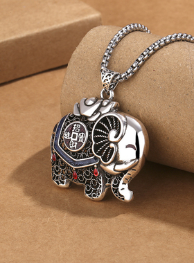 吉象项链景泰蓝女士复古民族风