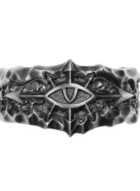 霸气恶魔之眼戒指高级感原创设计