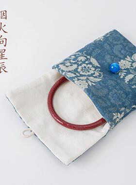 五台山新中式首饰小布袋珠宝手串