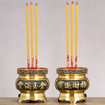 Pure copper electric incense stove rechargeable incense stove for domestic supply of Buddha plug-in electric incense stove chaeterie indoor led electronic incense candle holder